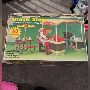Vintage 1984 Barbie Sears snack stop playset